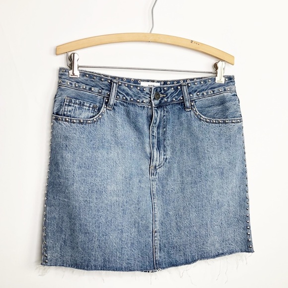 PISTOLA studded denim mini skirt - Picture 6 of 8